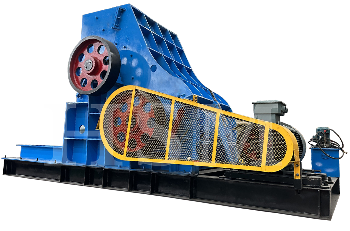 雙級(jí)粉碎機(jī)對(duì)輥破碎機(jī)、河卵石制砂機(jī)、石頭制砂機(jī)大圖
